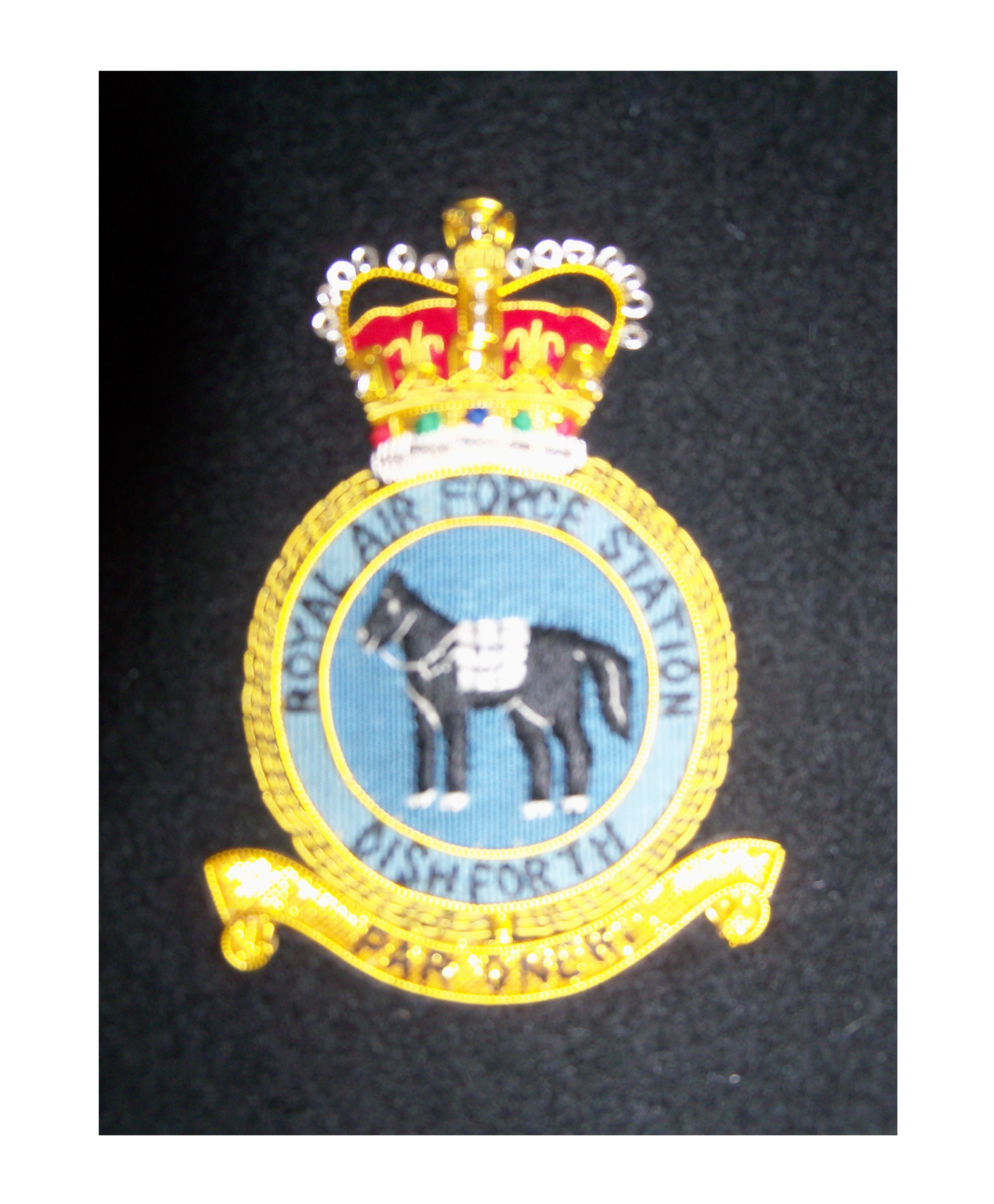 Small Embroidered Badge - RAF Dishforth
